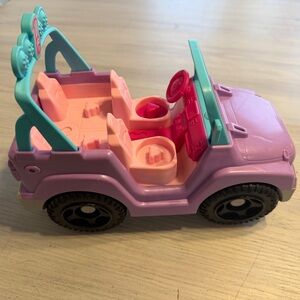 Little people Barbie jeep